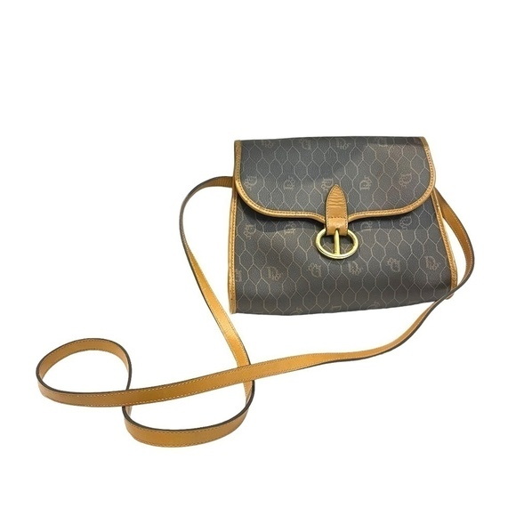 Dior Handbags - LEATHER Christian Dior Honeycomb Crossbody Purse